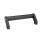GN 333 Maniglie tubolari, alluminio / lega di zinco pressofusa Tipo: A - Montaggio dal retro (foro cieco filettato)
Finitura: SW - Nero, RAL 9005, finitura strutturata