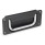 GN 425.8 Maniglie ripiegabili da incasso Materiale maniglia: CR - Acciaio, cromato
Finitura guscio: SW - Nero, RAL 9005, finitura strutturata