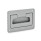 GN 825.2 Poignées encastrables rabattables, plastique Couleur: GR - gris, RAL 7035, finition mat