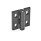 GN 235 Charnières réglables, Zinc moulé sous pression, réglable Matériau: ZD - Zinc moulé sous pression
Type: H - réglable horizontalement
Finition: SW - noir, RAL 9005, finition texturée