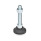 GN 343.4 Pieds de machine, pied en plastique, goujon fileté en acier Type: A - sans sous-couche en caoutchouc