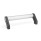 GN 333 Maniglie tubolari, alluminio / lega di zinco pressofusa Tipo: B - Montaggio dal lato dell'operatore (solo per d<sub>1</sub> = 28)
Finitura: EL - Anodizzato, colore naturale