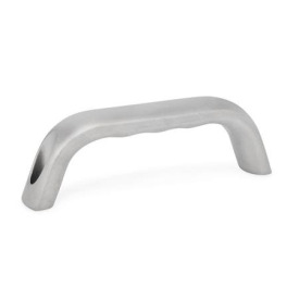 GN 328.5 Maniglie a ponte per armadi, acciaio INOX Tipo: B - Montaggio dal lato dell'operatore<br />Finitura: GS - finitura matt da sabbiatura