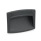 GN 731 Maniglie da incasso, montaggio a scatto, plastica Colore: SG - grigio-nero, RAL 7021, finitura matt