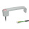 GN 422 Maniglie a ponte per armadi, lega di zinco pressofusa, con funzione di commutazione elettrica, con cavo Tipo: T1 - Con 1 pulsante
Finitura: SR - Argento, RAL 9006, finitura strutturata