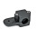 GN 279 Morsetti di collegamento girevoli, alluminio, versione divisa d<sub>1</sub> / s<sub>1</sub>: B - Foro alesato
Finitura: SW - Nero, RAL 9005, finitura strutturata
