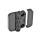 GN 122.1 Charnières avec positions d'indexation, plastique Type: CH - 2x2 alésages pour vis à tête cylindrique DIN 912-M4