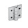 GN 235 Charnières réglables, Zinc moulé sous pression, réglable Matériau: ZD - Zinc moulé sous pression
Type: D - avec trous traversants
Finition: SR - argenté, RAL 9006, finition texturée