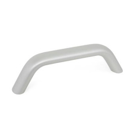 GN 565.3 Maniglie a ponte per armadi, alluminio Tipo: A - Montaggio dal lato posteriore (foro cieco filettato)<br />Finitura: EL - Anodizzato, colore naturale