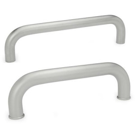 GN 426.5 Maniglie a ponte per armadi, acciaio INOX Tipo: A - Montaggio dal lato posteriore (foro cieco filettato)