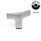 GN 5064 T-Griffe, Edelstahl, Hygienic Design Oberfläche: MT - mattiert (Ra < 0,8 µm)
Werkstoff (Dichtring): H - HNBR