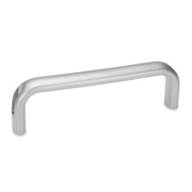 GN 565.5 Maniglie a ponte per armadi, acciaio INOX Tipo: B - Montaggio dal lato dell'operatore<br />Finitura: GS - finitura matt da sabbiatura